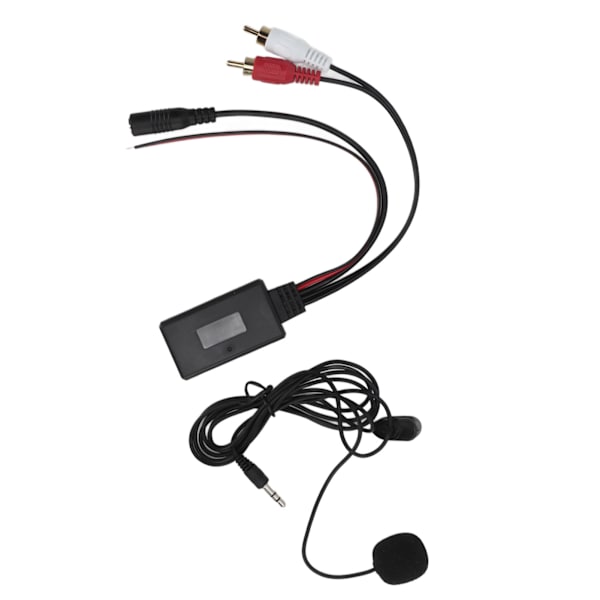 Bil Bluetooth AUX trådløs adapter med 2 RCA lydinngang handsfree mikrofon for Kenwood