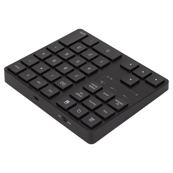 35 taster Trådløst numerisk tastatur 2,4G trådløst ergonomisk design Silent Rapid Rebound One-hands Gaming Keyboard for Home++