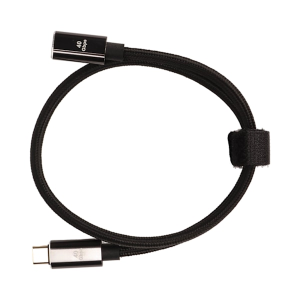 USB C till USB C-kabel Typ C USB4.0 Datakabel för Thunderbolt 4 PD100W Snabbladdning 40 Gbps 8K 60Hz Typ C Förlängningskabel 50 cm