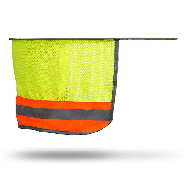 Høy synlighet reflekterende hardhatt med solskjerm