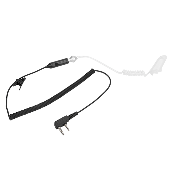 Walkie Talkie Øretelefon 2-polet K-hoved Headset til KENWOOD TH-F6 / F6A/ D7/ D7A/ D7AG/ D7E/ F7/ F7E/ G71/ G71A
