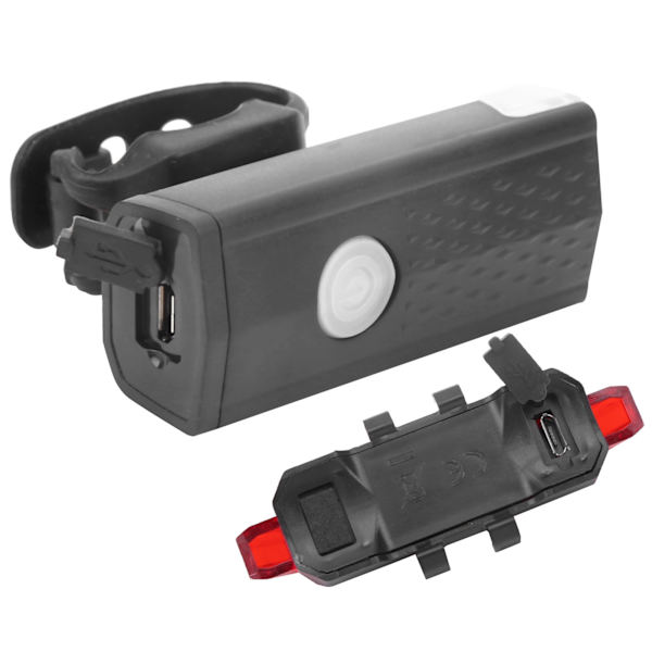 Sykkelfor- og baklys USB-oppladbare supersterke sykkellys foran og bak