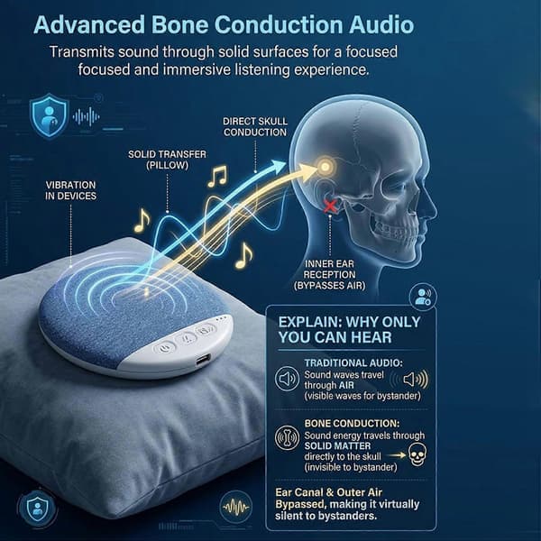 3 STK Under Pute Sleep Speaker Bluetooth5.4 med Timing Hvit Støy HiFi Stereo Lyd Ultra Tynn Under Pute Lyd Rosa grön blå