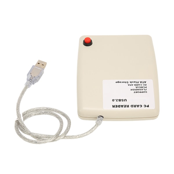 USB2.0 PCMCIA Kortläsare 68 Pin 20G Stabil Överföring Starkt Chip Plug N Play ATA Kortläsare för Hemmakontor