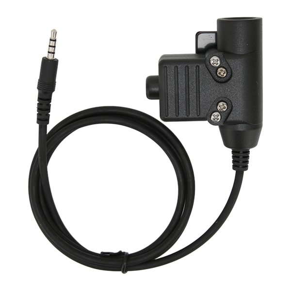U94 PTT-adapter Headsetkabelkontakt PTT Walkie Talkie-kontakt för 3,5 mm mobiltelefon++