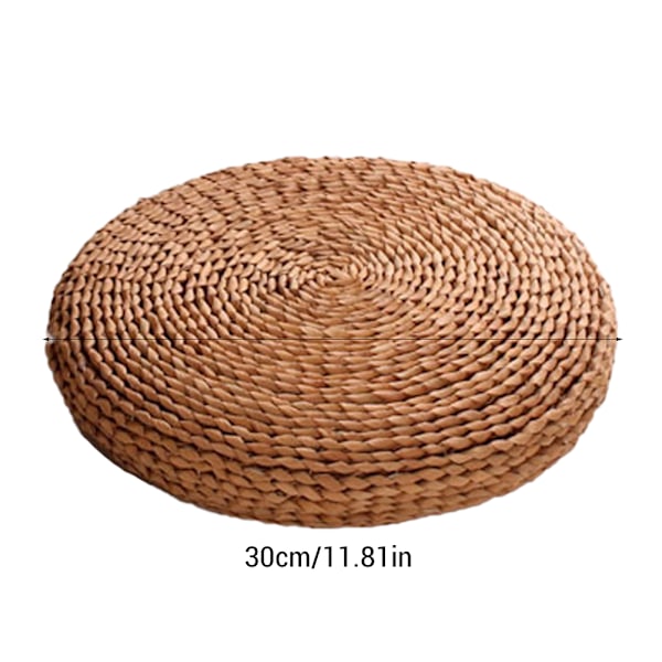 Rund Halm Pude Yoga Meditation Pude Silke Polstring Gulvmatte