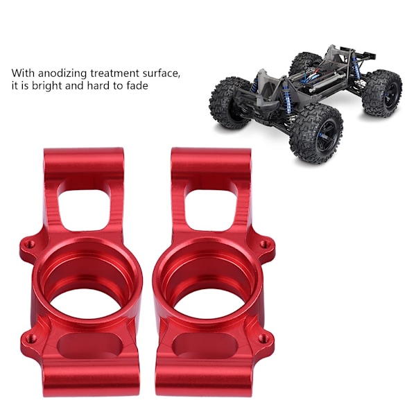 Bakaxelnavsburk i aluminiumlegering för Traxxas X MAXX 1/5 skala RC-bil (röd)