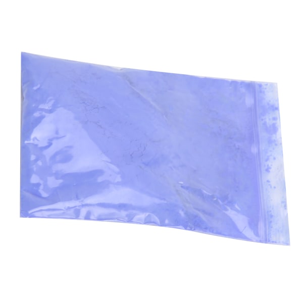 10g termokromisk pulver 31 ℃ varmesensitiv DIY fargeskiftende pigmentpulver Mørkeblått til lys lilla ++/