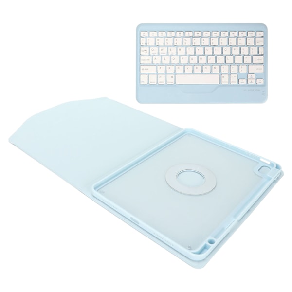 Pystysuuntainen näppäimistö kotelolla, sininen, ergonominen folio, magneettisesti irrotettava pystysuuntainen näppäimistö kotelolla ja kynätelineellä IOS-tabletille