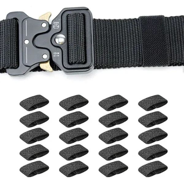 【BEMS】20-pack elastiska ryggsäcksremmar - bred bältesögla