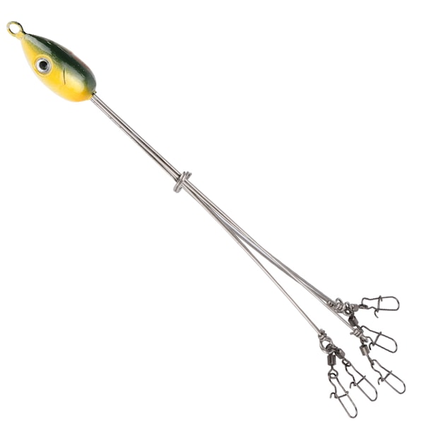 5 Arms Alabama Umbrella Jig Head Fiskegrej Agns Fiske Lokker Med Snap Swivels (3#)