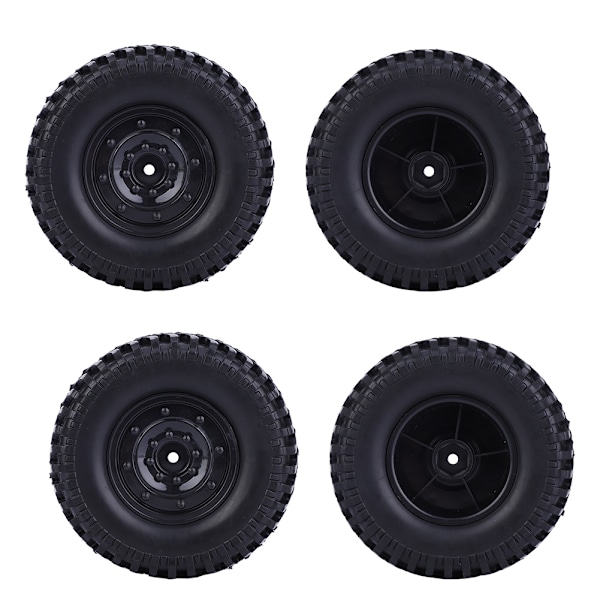 100 mm halkaisijaltaan simulaatio RC-auton rengas 1/10 kaukosäädöllä ohjattava auton renkaan vaihtotarvikkeet Musta