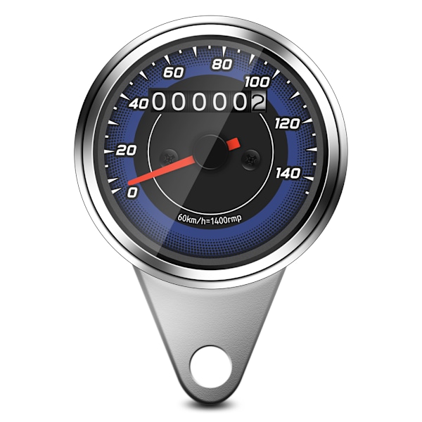 1 stk Universal Motorcykel Kilometertæller Motorcykel Speedometer Måler KM/H Speedo Meter