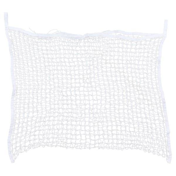 BEMS Hay Net Bag PE Woven Rope Mesh Hole Bag Horses Slow Feeder Forage Storage Pouch White 60x90cm / 23.6x35.4in