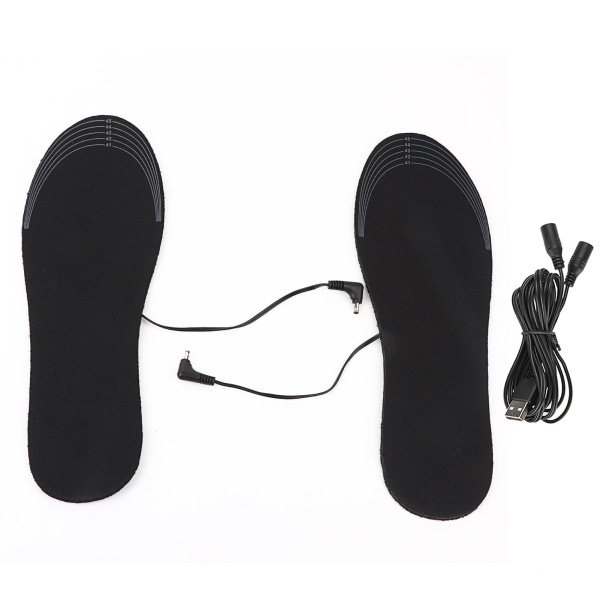 TIMH Unisex elektriske opvarmede indlægssåler Varme skoindlæg til sko Boot Keep Warm Skopude（41-46）