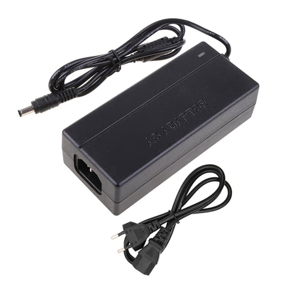 48V DC/AC-adapter, switch-strømforsyning, oplader, transformer med 5,5x2,1-2,5 stik [BEMS]