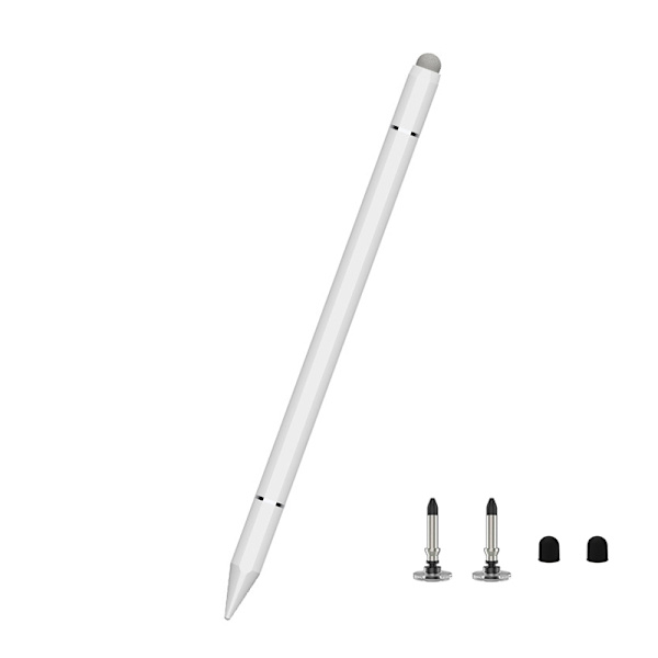 【BEMS】Precision Stylus Pen Discs & Silicone Tips White White 43