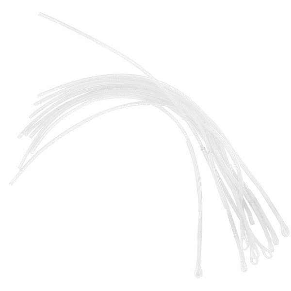 10 stk Hvide 50LB Fiske Loops Connector Fly Loop Line Fiskegrej Tilbehør