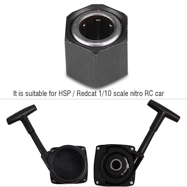 R025 Kuusiokolo Mutteri Yksitie Laakeri 12mm Nitro Moottorin Osia HSP / Redcat 1/10 Skaala RC Autolle