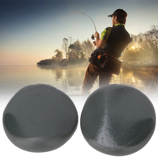 2 stk Tungsten Rig Myk Bly Sinker Vekt Mud Karpe Fiske Tilbehør Fiskeutstyr 15g (Grønn)