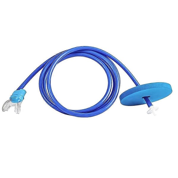 Snorklausletku silikonisuukappaleella Sukellus Snorklausletku Helppo uimiseen Sukellusharjoittelu Unisex Blue