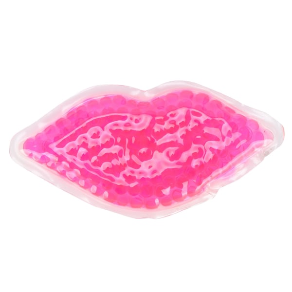 Lip Ice Gel Pack Hot Cold Compress Multipurpose Therapy Pack for tannpine Hodepine Heving Rosa Stor Størrelse++/