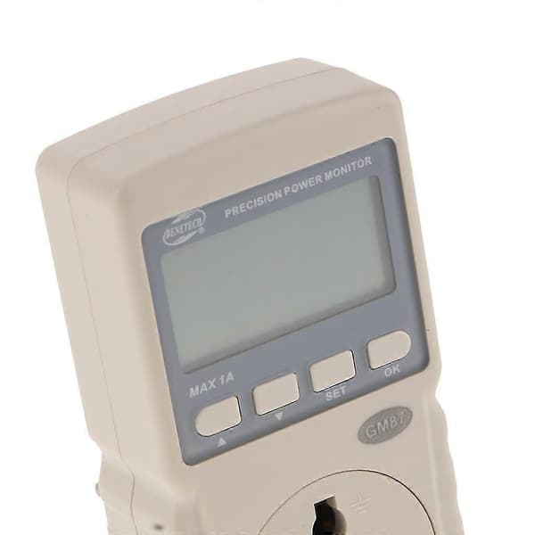 GM87 220V LCD digital effektmätare effektfaktorfrekvensmonitor