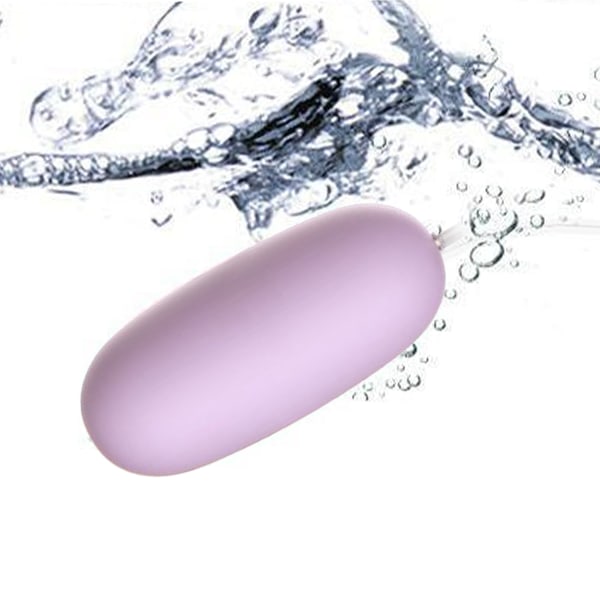 Naispuolinen värisevä lelu Taskun koko Hiljainen vedenpitävä 7 tasoa akkukäyttöinen kuoren muotoinen aikuisten värinälelu violetti ++/