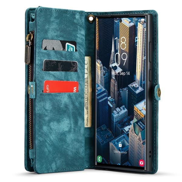 【BEMS】Kompatibel med Galaxy S23 Ultra Deksel/Deksel Magnet 2i1 Multifunksjonell 170