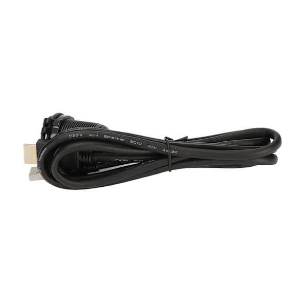 USB-panelmonterad kabel 2.0 4K 1 meter lång High Definition Multimedia Interface