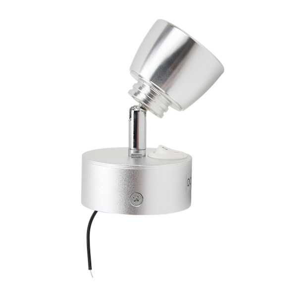 Læselampe DC12V til 24V Høj Lysstyrke Varmt Hvidt Lys LED RV Sengelampe til Lastbiler Campere Trailere Skibe Yachts Sølv