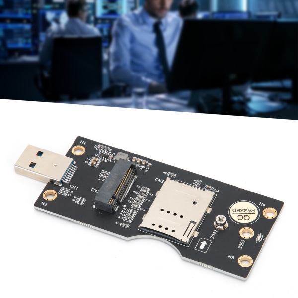 TIMH M.2 till USB 3.0 Adapter Riser Card med SIM-kortplats Datortillbehör Nyckel B NGFF
