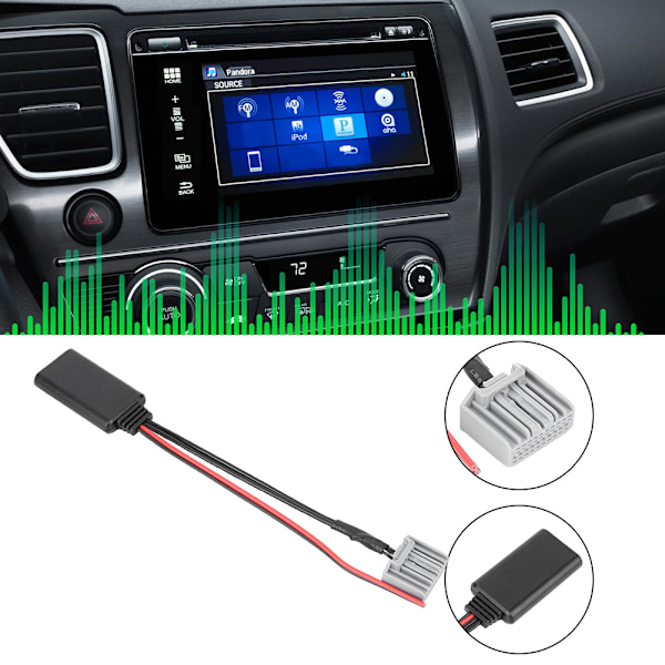 Bluetooth-adapter Trådløs Lyd MP3 AUX Passer til Honda Civic 2006-2013