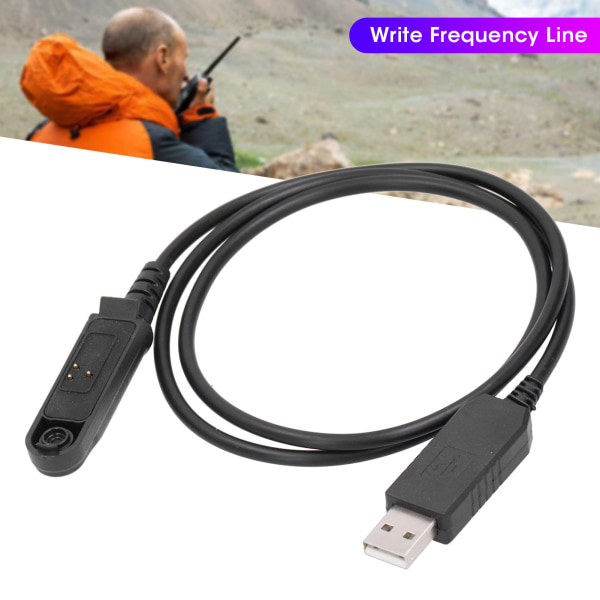 TIMH tvåvägsradio USB programmering flexibel kabel för Baofeng UV-9R Plus BF-9700