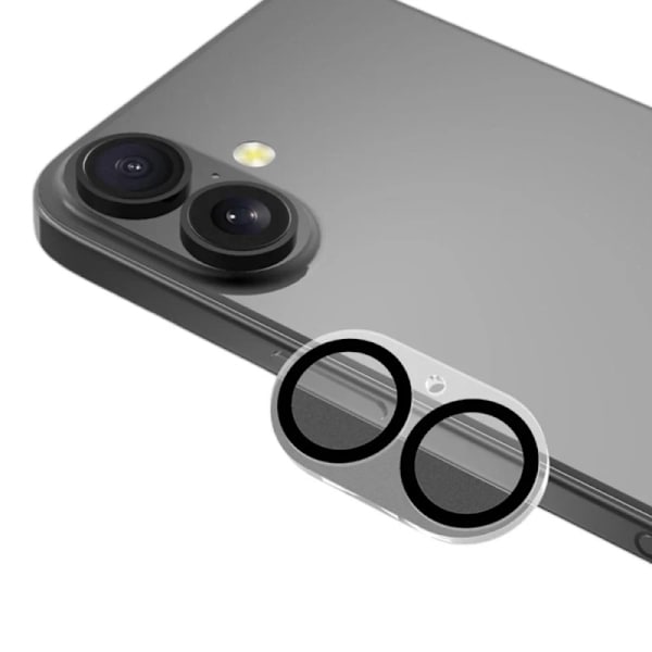 2-PACK Kompatibel med iPhone 16 / 16 Plus Linsskydd Kameraskydd