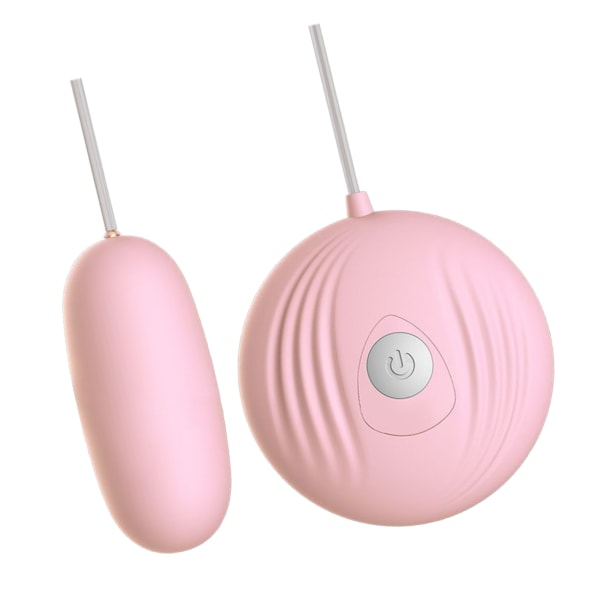 Naispuolinen värisevä lelu Taskun koko Hiljainen vedenpitävä 7 tasoa akkukäyttöinen kuoren muotoinen aikuisten värinälelu vaaleanpunainen ++/
