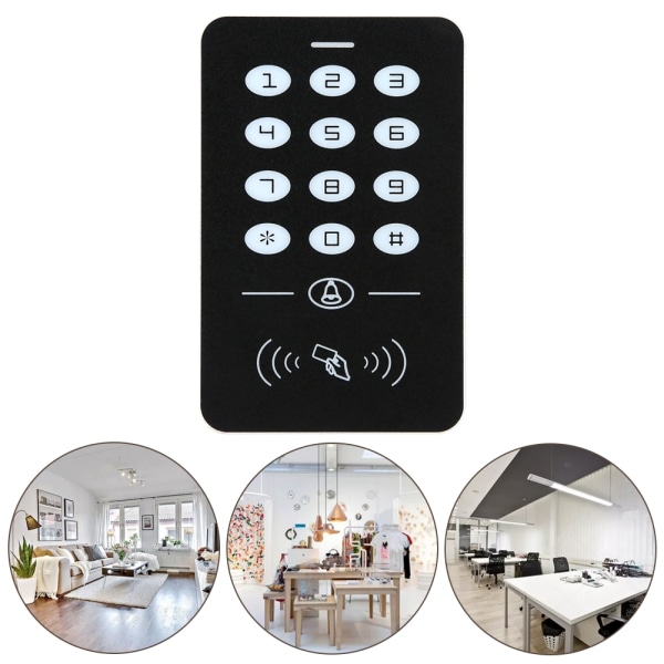Adgangskode RFID-kortlæser Døradgangskontrol Kontaktløs controller Tastatur System ID-kort //+