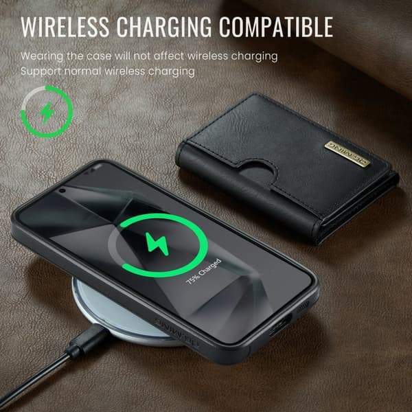 DG.Ming llet Case for Kompatibel med Samsung Galaxy S26 Plus RFID Blocking Black