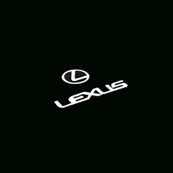 stykker gjelder for Lexus LS RX ES IS LX Lexus dørprojeksjonsatmosfærelys