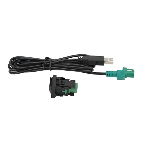 Bilradio USB-omkopplarpanel Kabeladapterenhet Ersättning för Octavia Fabia RCD510 RCD310