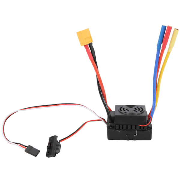 60A Vandtæt Børsteløs ESC Elektrisk Hastighedskontrol til SCX10 1/10 RC Bil ModelXT60