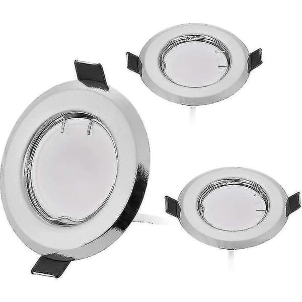 【BEMS】3 ultra-thin recessed LED spotlights, with 3x5W dimmable lamps 220V spotlight module, adjustable light warm white 3000K