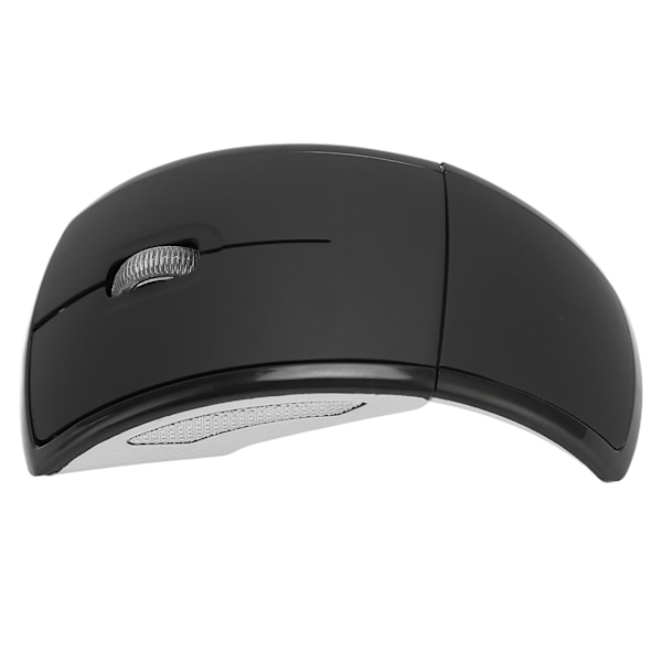 Foldbar Trådløs Mus Bærbar Kompakt 2.4G Trådløs Foldbar Mus 1600dpi Mat Kontor Gaming Mus Sort