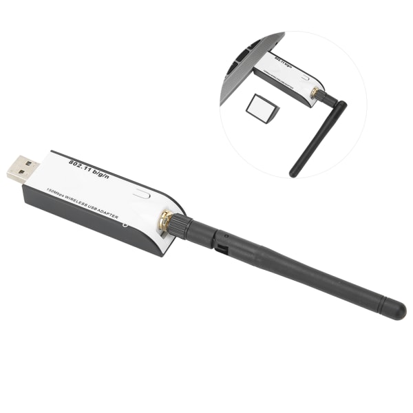 USB-nettverkskort støtter Intelligent TV HighSpeed ​​Transmission Adapter 150Mbps++