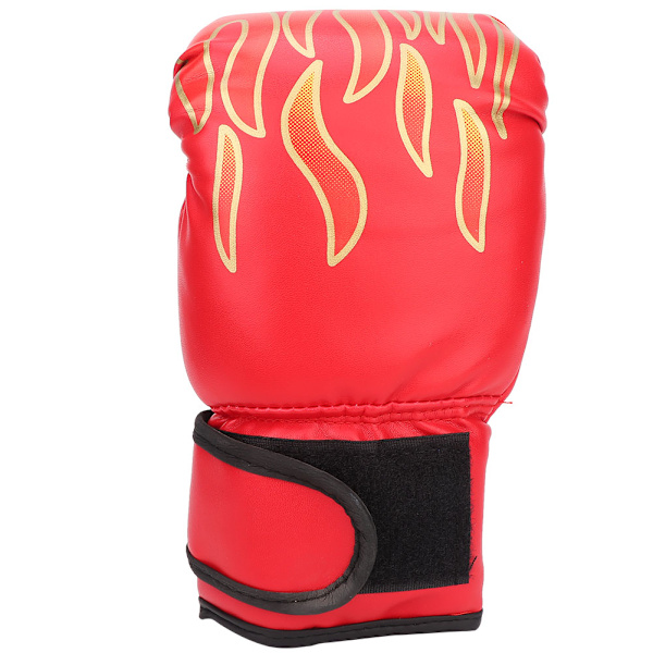 1 Par Børne PU Kickboks Handsker Karate Muay Thai Guantes Sanda Træningsudstyr Rød til Børn