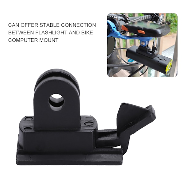 Adapter til cykelforlygte-lommelygteholder til cykelcomputermontering (til Gaciron)