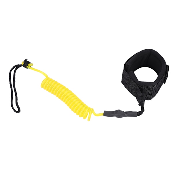 Stand Up Paddleboard 5mm Spiralformet Benrem / Surfboard Leash (gul)