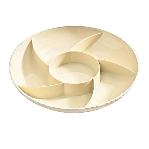【BEMS】6-facks fruktfat gräddvit Cream White