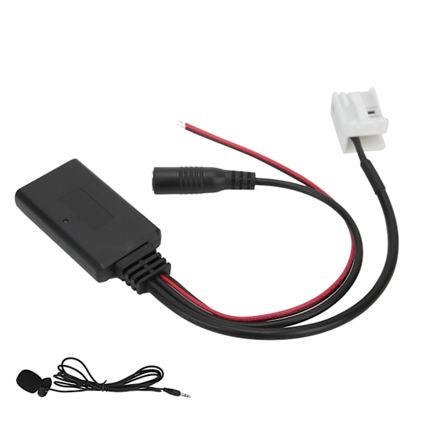 12-nastainen Bluetooth AUX-IN -sovitin mikrofonilla, älypuhelimen handsfree-puhelut, sopii RCD210 RCD300 RCD310 -malleihin