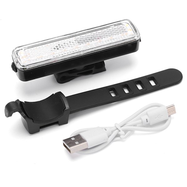 Sykkelbaklykt USB-oppladbar, holdbar, sykkelsikkerhetsbaklykt